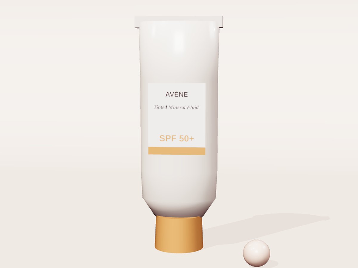 Ilustracija tube: Avène Tinted Mineral Fluid SPF 50+